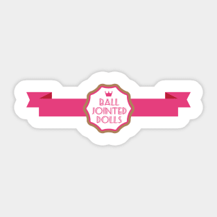 Balljointed Soulmates Emblem rose Sticker